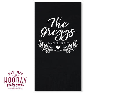 Wedding Day Guest Towels #1848