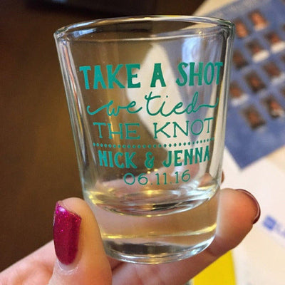 Wedding Reception Shot Glasses #1857