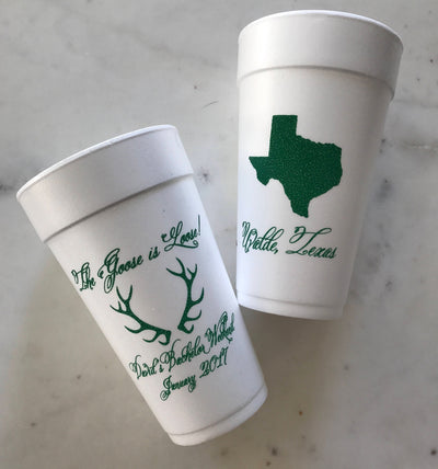 Bride's Tribe Bachelorette Foam Cups #1855