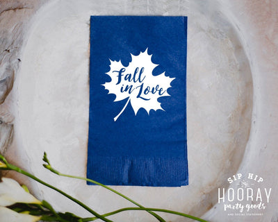 Fall in Love  Guest Towel Design #1899