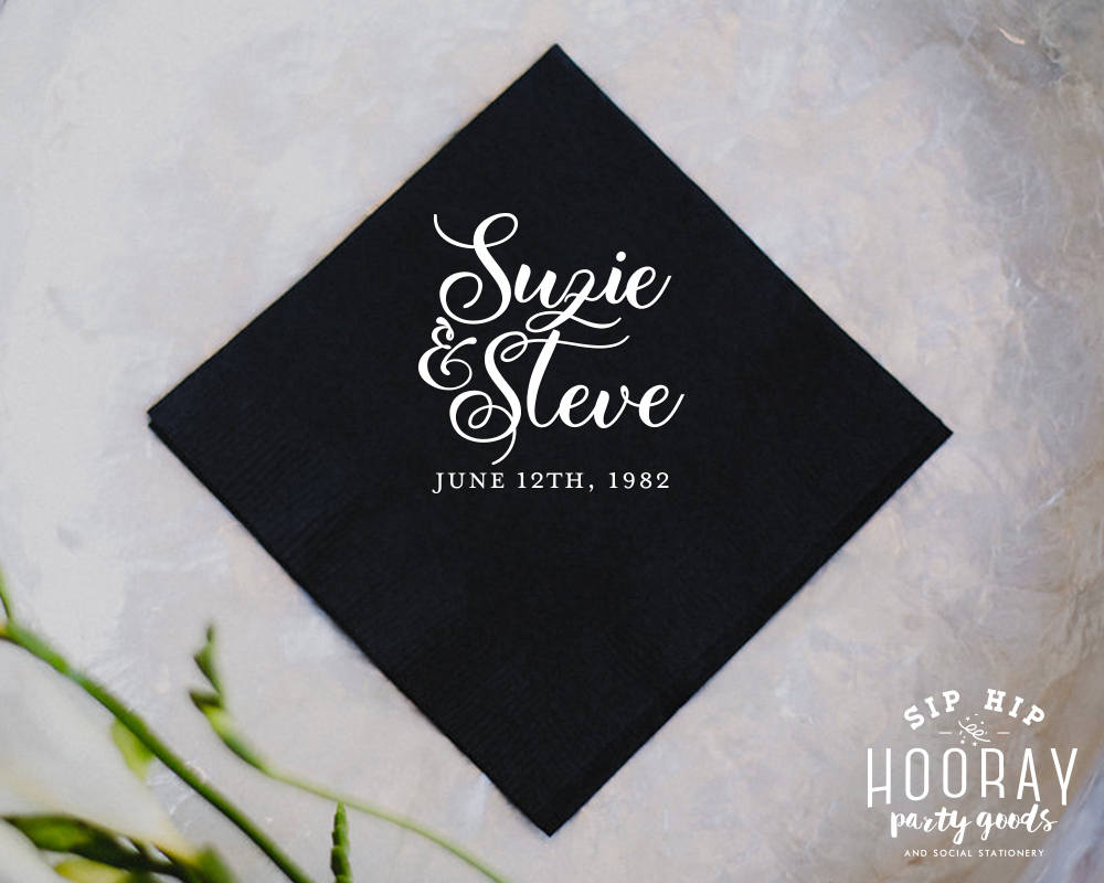 Custom Bar Beverage Napkins #1860
