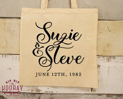 Custom Wedding Welcome Tote Bag 1860