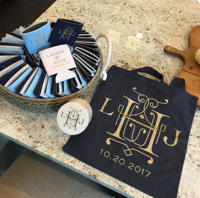 Monogrammed Antler Tote Bags #1885