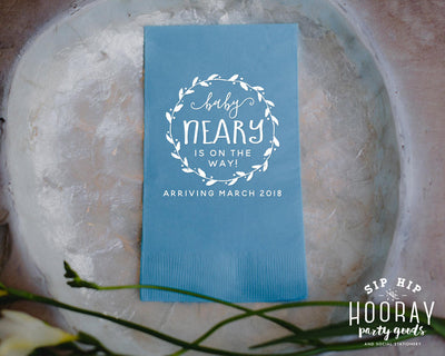 Baby Shower Guest Towels Design #1886