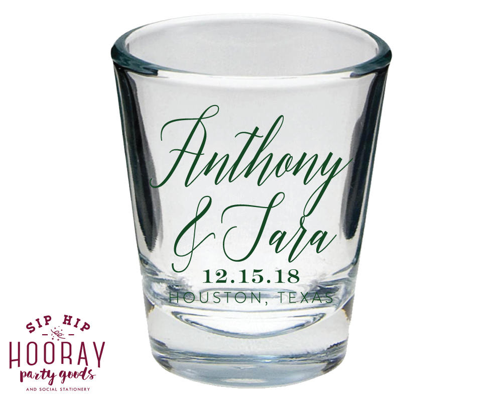 Personalized Event Shot Glasses #1890