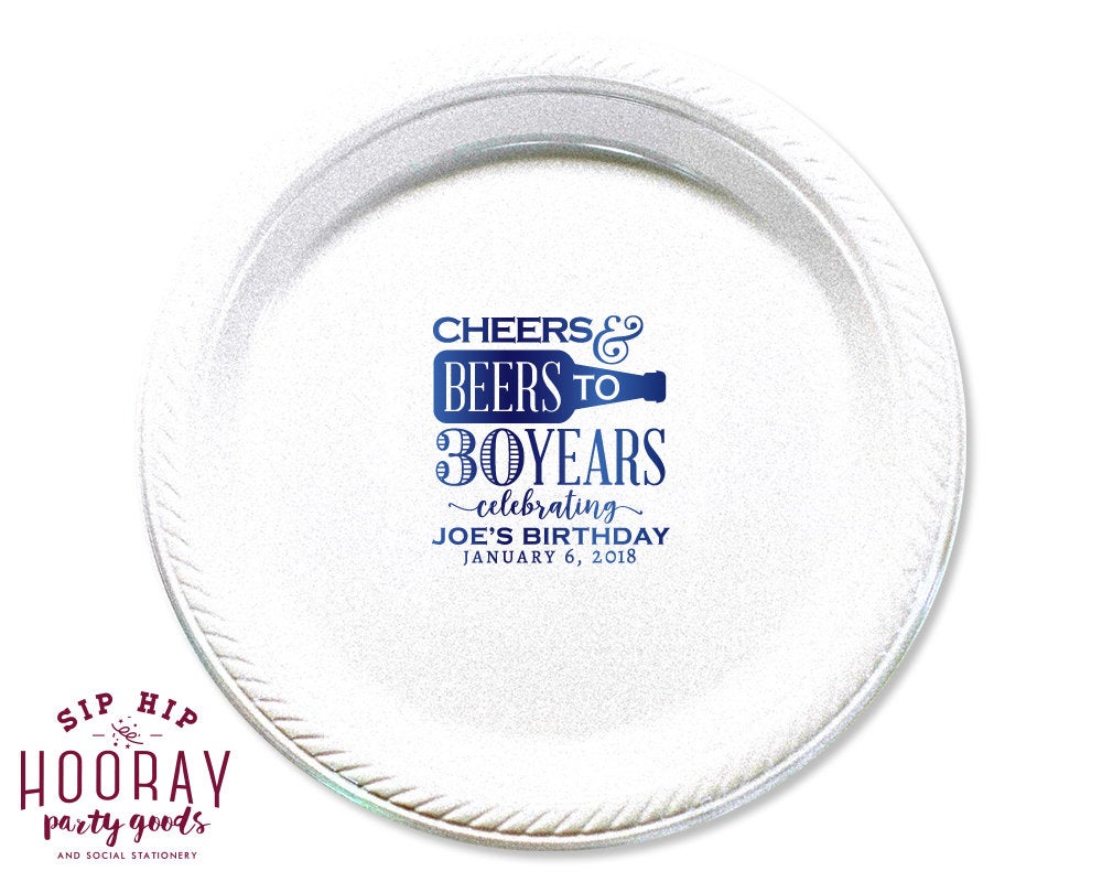 Birthday Party Cake Plates #1895