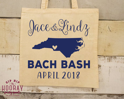 Bachelorette Tote Beach Bash Tropical Welcome Tote 1897
