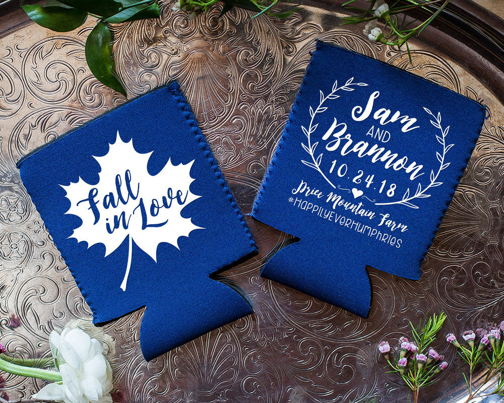 Neoprene Fall in Love Can Coolers #1899