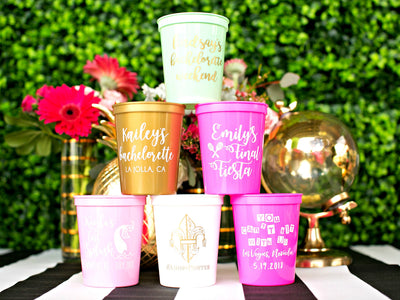 GIrls Trip Beach, Birthday Bachelorette Stadium Cups