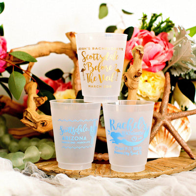 Personalized Bachelorette 16oz Frosted Cups