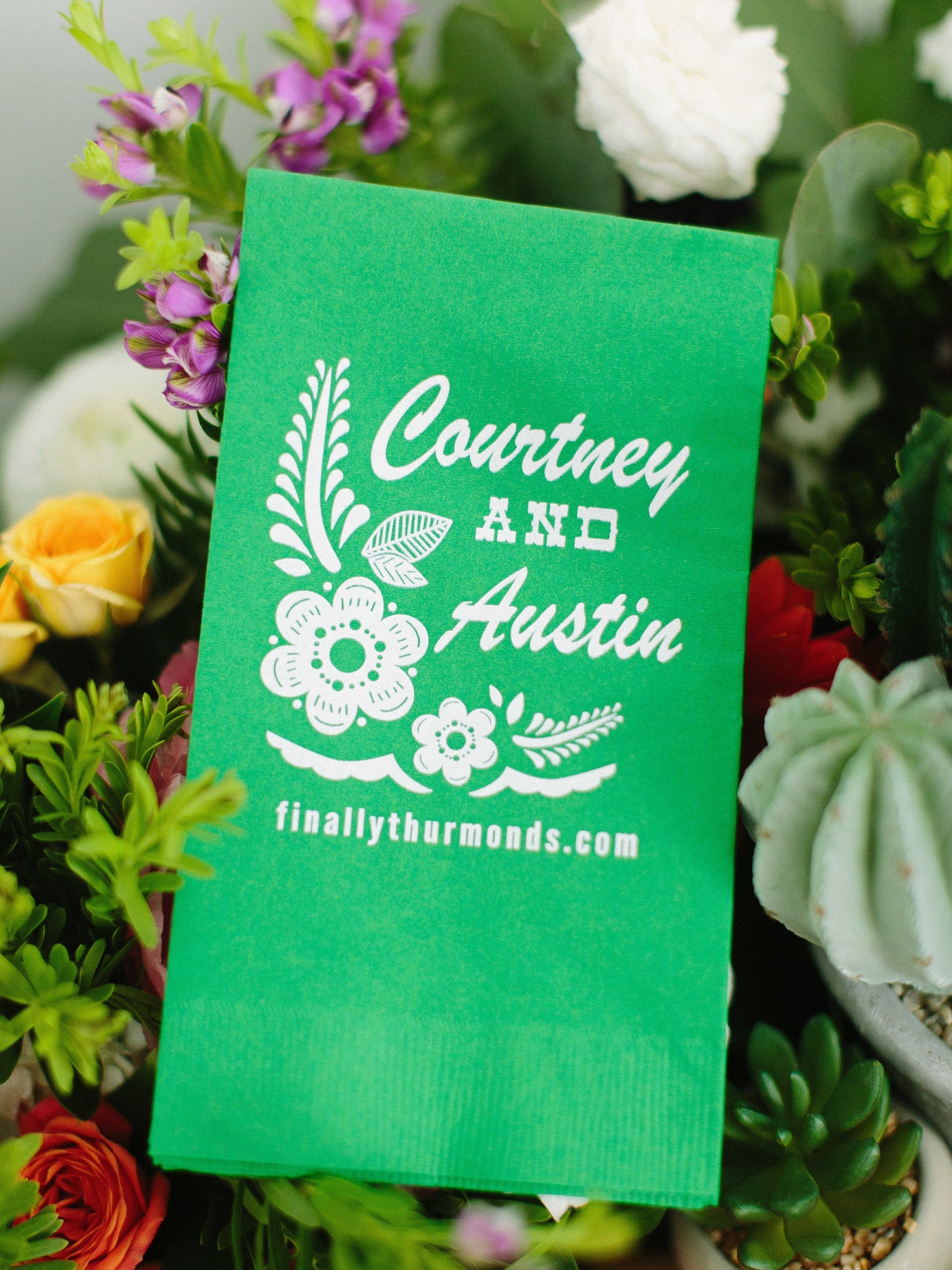 Fiesta Wedding Guest Towels #1825