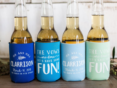 Custom Dog Drawing Can Coolers