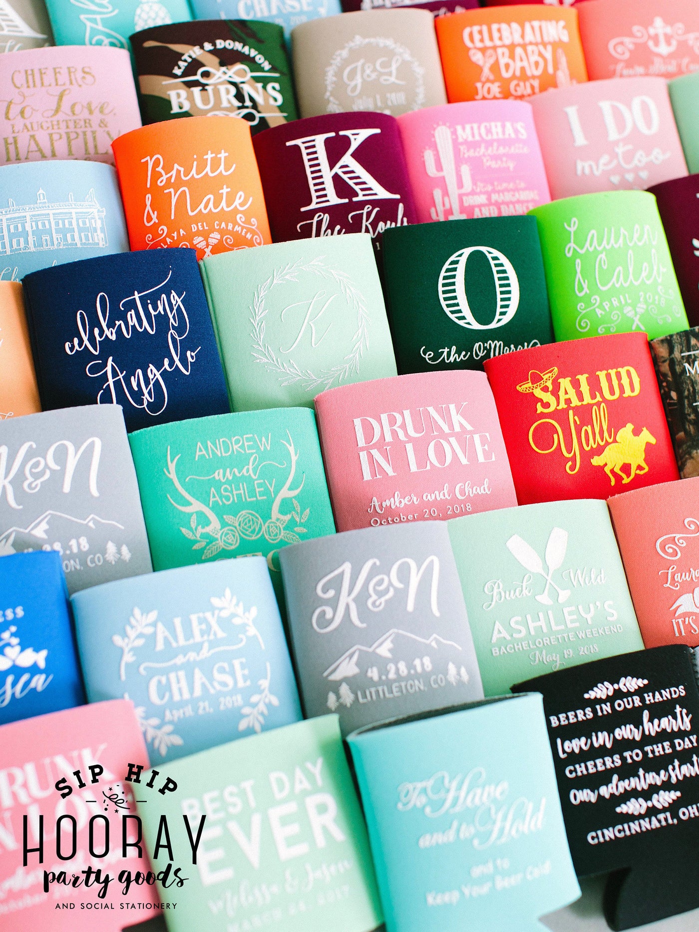 Any Personalized Design on a Can Cooler! Your Art, Your Ideas, Your Pets, Monogram, Boat or Venue Drawing! The options are endless!