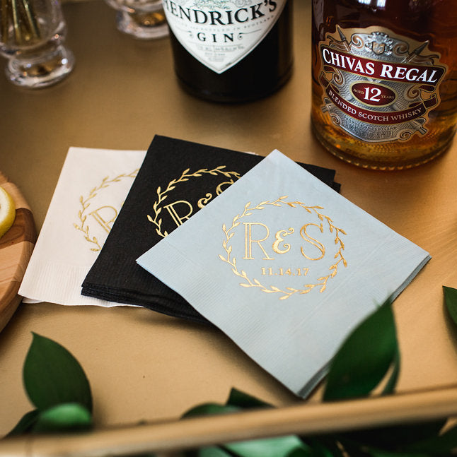 Venue Drawing Cocktail Napkins