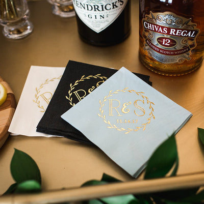 Venue Drawing Cocktail Napkins