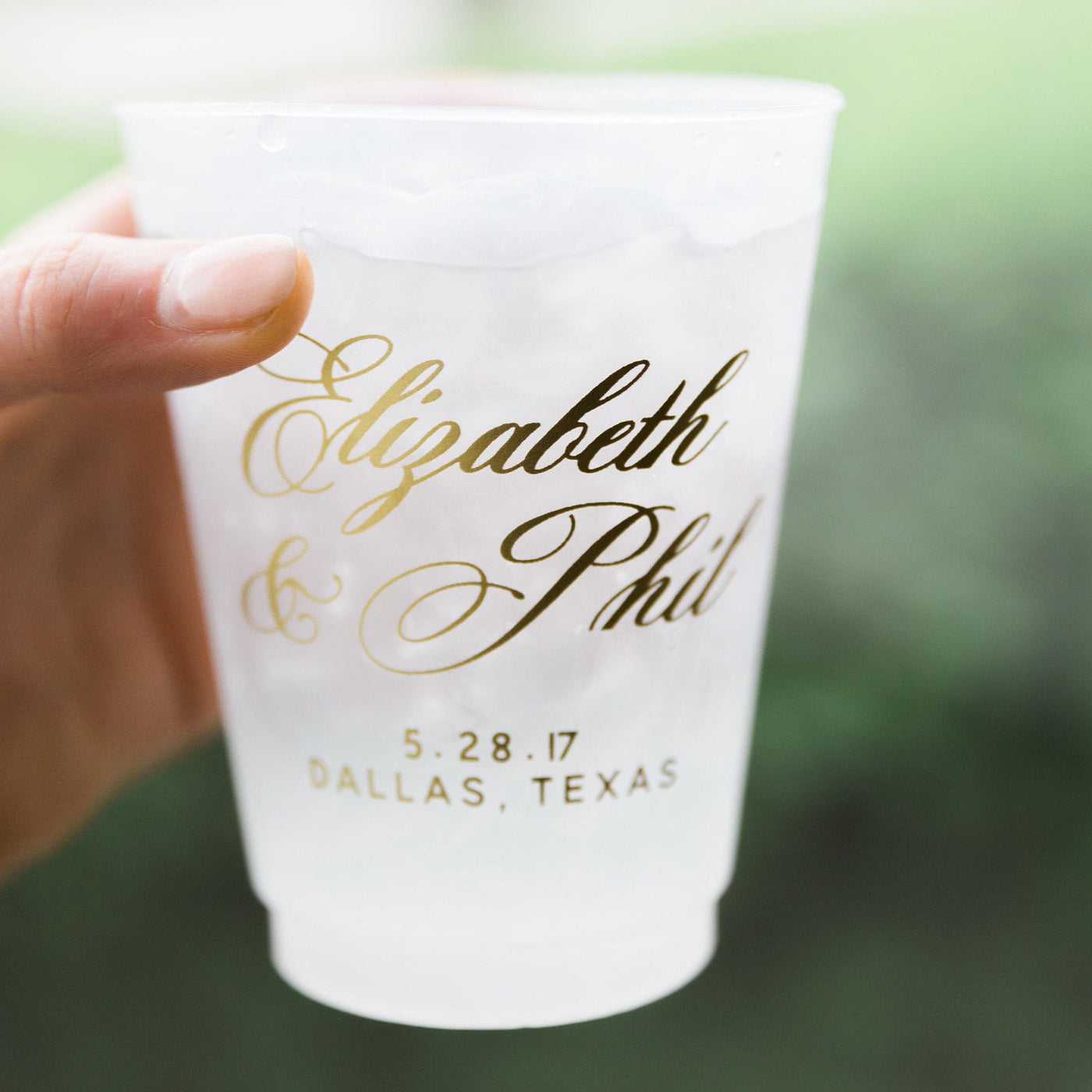 Personalized Bachelorette 16oz Frosted Cups