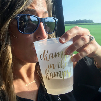 Personalized Bachelorette 16oz Frosted Cups