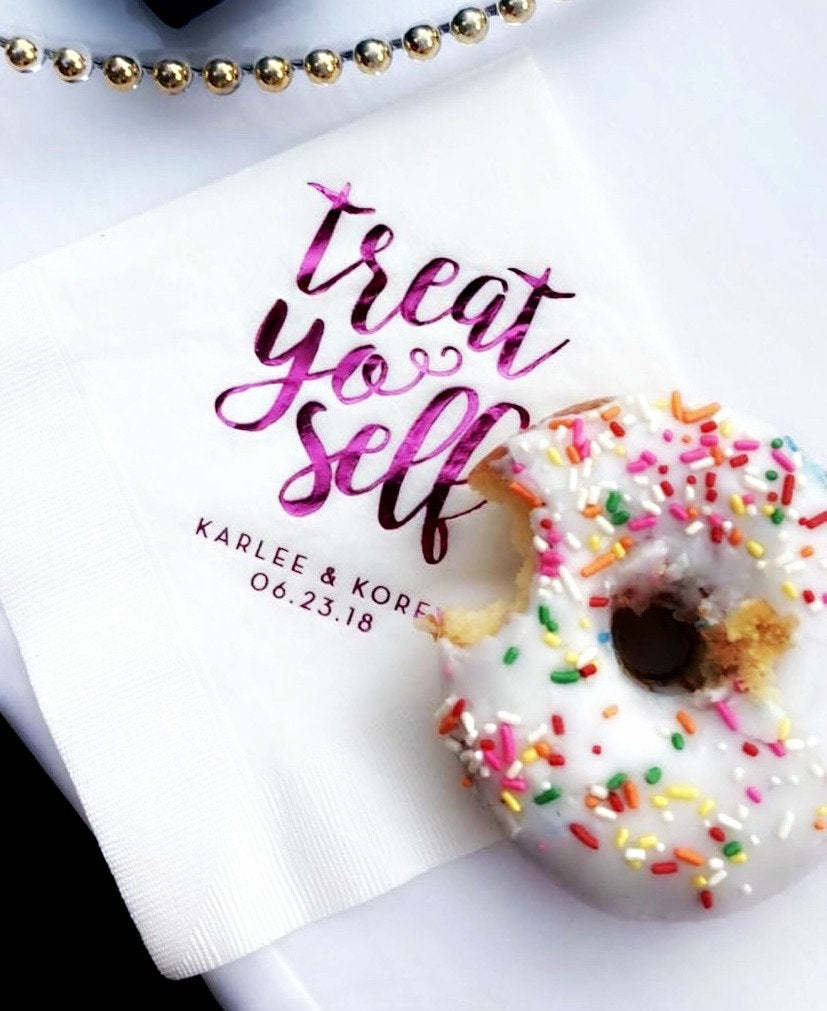 Treat Yo Self Donut Bar Napkins #1904
