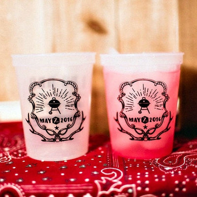Custom Engagement Color Changing Cups #1506