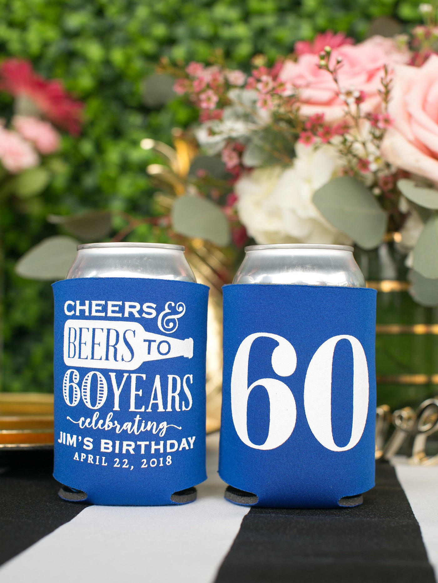 Cheers and Beers Birthday Party Can Coolers #1895