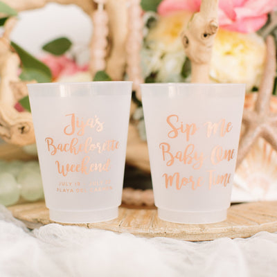Bachelorette Party 16oz Frosted Cups #1726