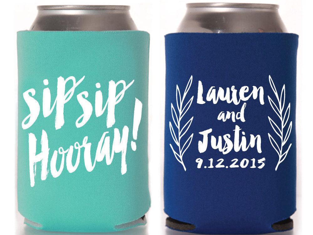 Wedding Reception Can Coolers #1095