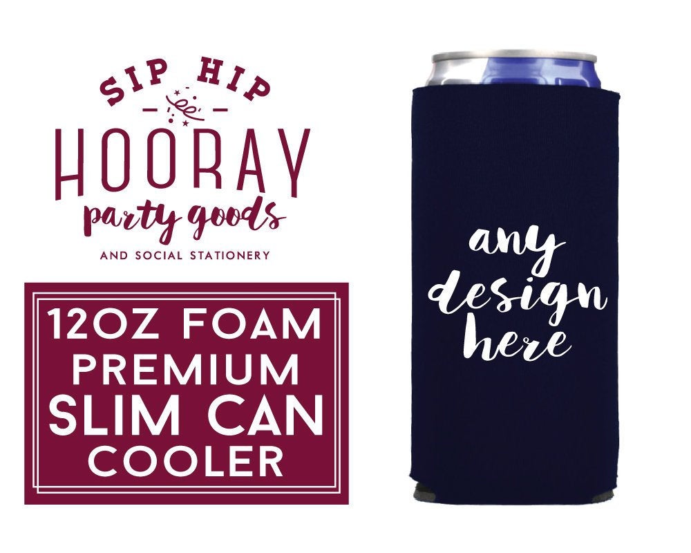 Summer Slim Can Koozies - Spot of Tea Designs