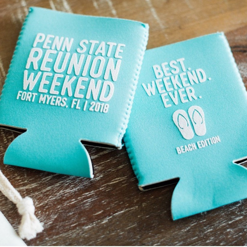 Neoprene Wedding Favor Can Coolers