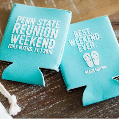 Neoprene Wedding Favor Can Coolers