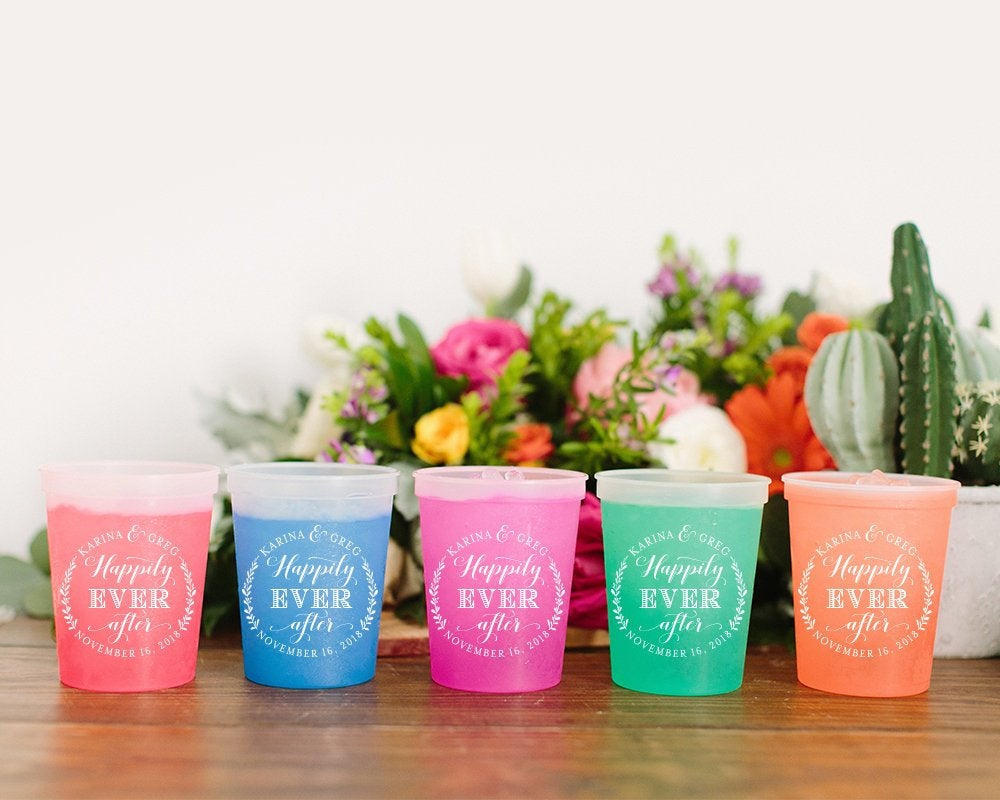 Happily Ever After Color Changing Mood Cups Design #1934