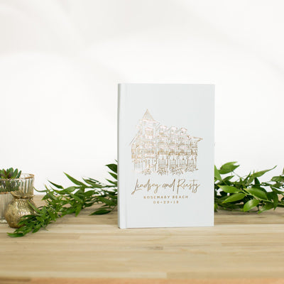 Personalized Wedding Foil Guest Book