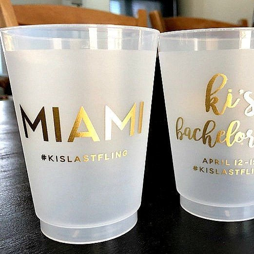 Life is Better at the Lake Frosted Cups #1935