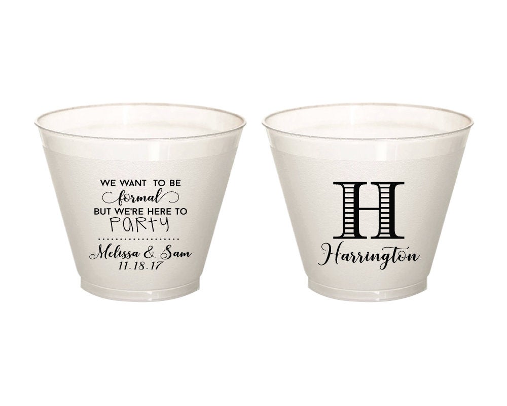 Personalized Event 9oz Wine Cups #1941
