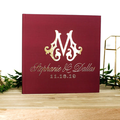 Custom Hand-Drawn Venue Guest Book