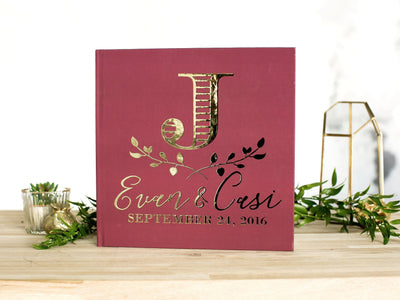 Personalized Wedding Guest Book