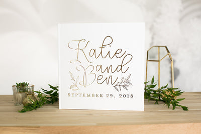 Personalized Wedding Guest Book