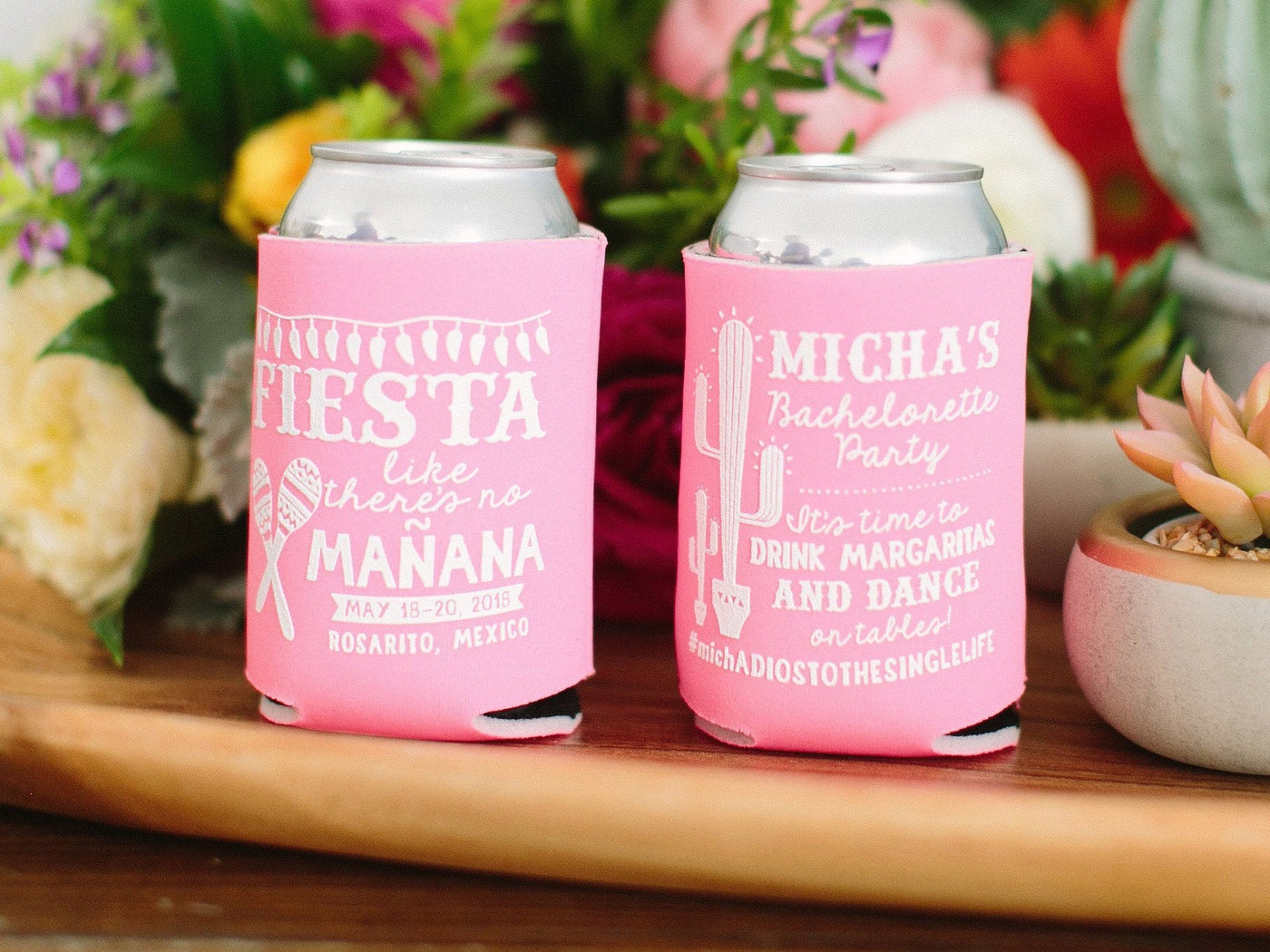 Final Fiesta Bachelorette Party Can Coolers #1287