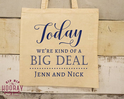 Monogrammed Wedding Tote Bags #1946