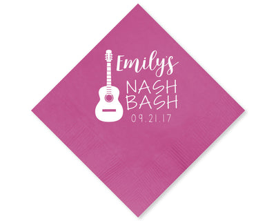 Nash Bash Bachelorette Beverage Napkins #1950