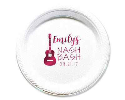 Nash Bash Bachelorette Plates #1950
