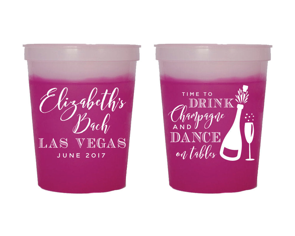 Bachelorette Bach Bash Color Changing Cups #1951