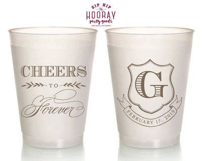 Cheers to Forever Frosted Cups #1953