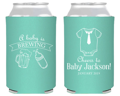 A Baby is Brewing Baby Shower Can Coolers #1959