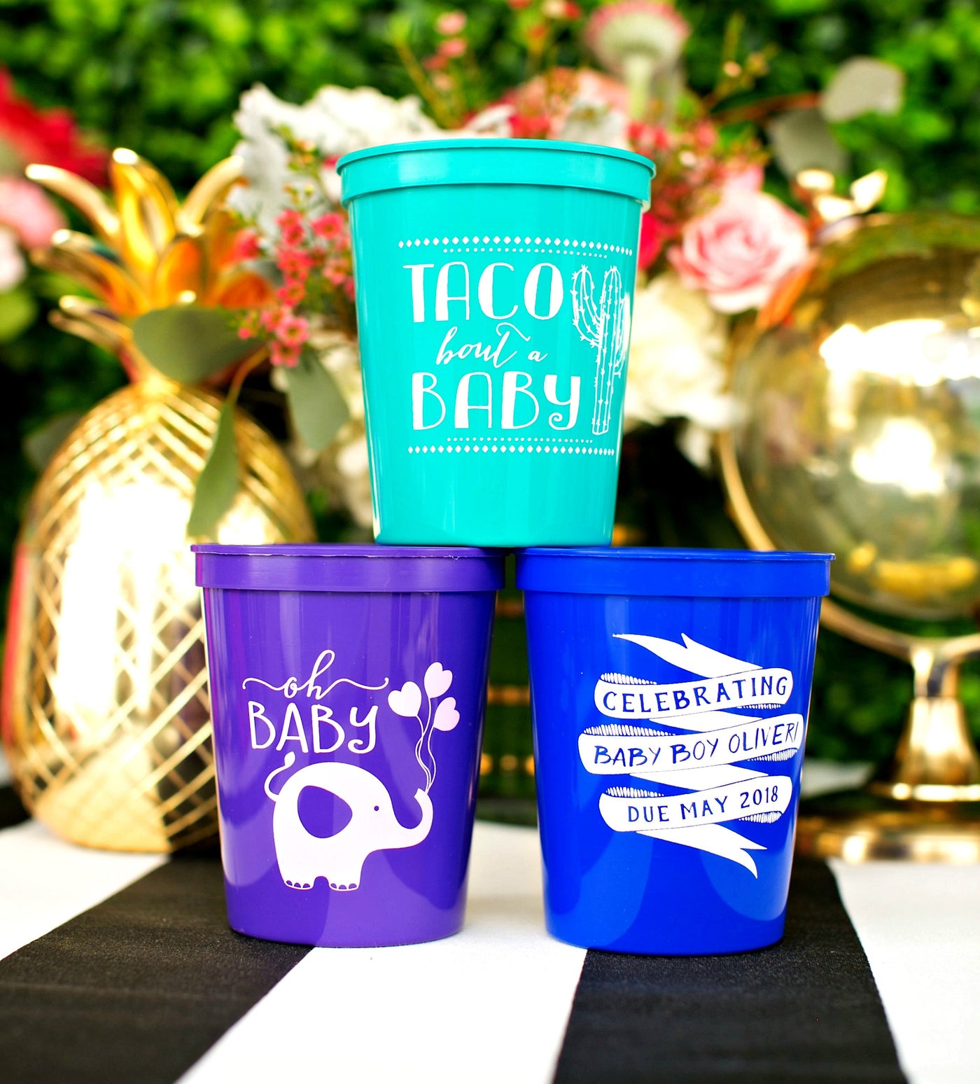 A Baby Is Brewing Banner | Baby Shower Stadium Cup #1959