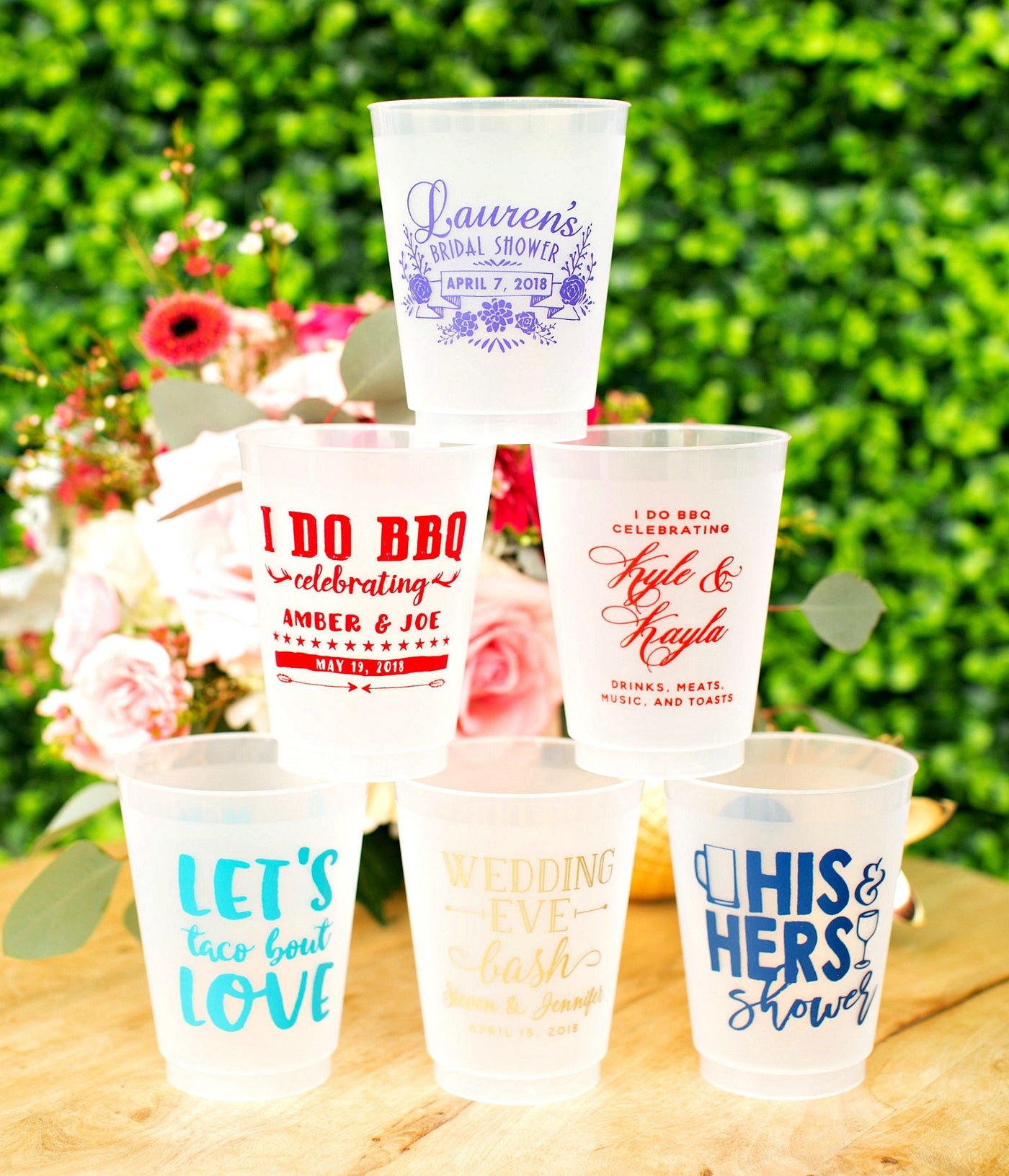 Custom Baby Shower Frosted Cups #1959