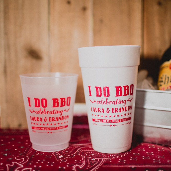 Baby Shower Gender Reveal Foam Cups #1959