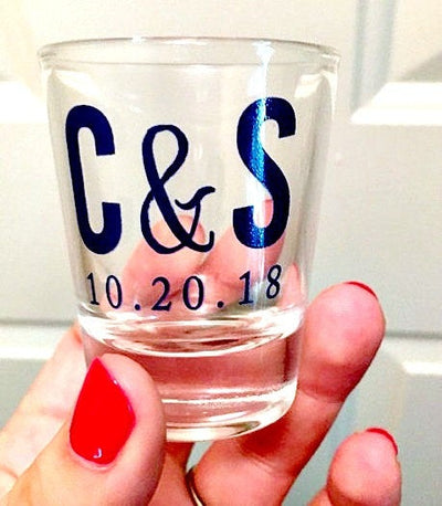 A Baby is Brewing Baby Shower Shot Glass Design #1959