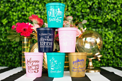 Cheers to 30 Yeasr Birthday Party Stadium Cups #1963