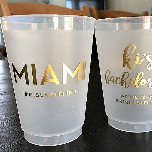Personalized 10oz Frosted Cups