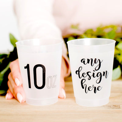 Personalized 10oz Frosted Cups
